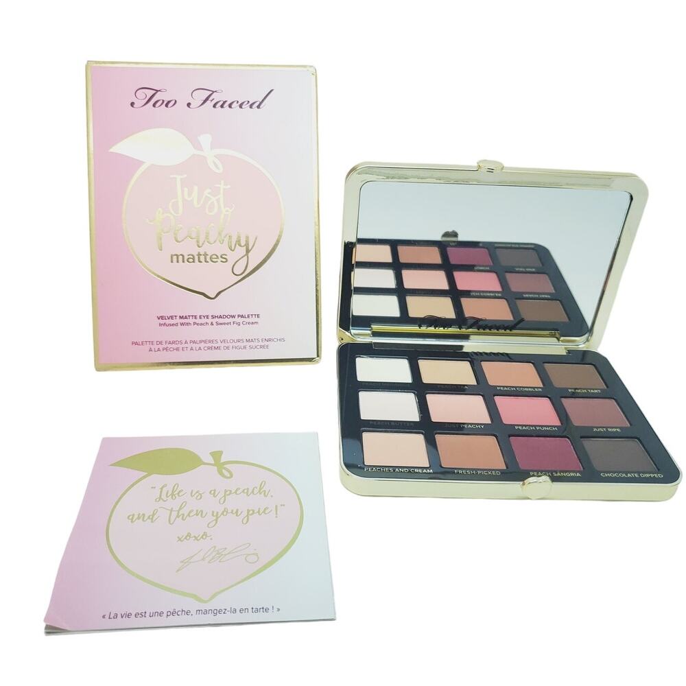 Too Faced Just Peachy Mattes Velvet Matte Eye Shadow Palette